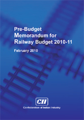 Pre-Budget Memorandum for Railway Budget 2010-11